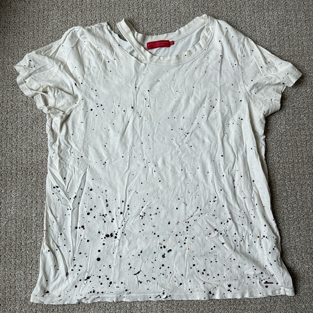 n: PHILANTHROPY Paint Splatter Tee